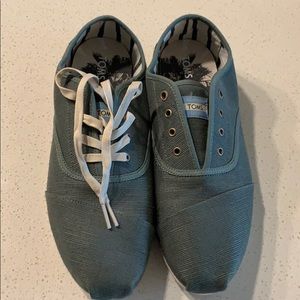 Toms Cordones Bonzai Green women size 10 NWOT